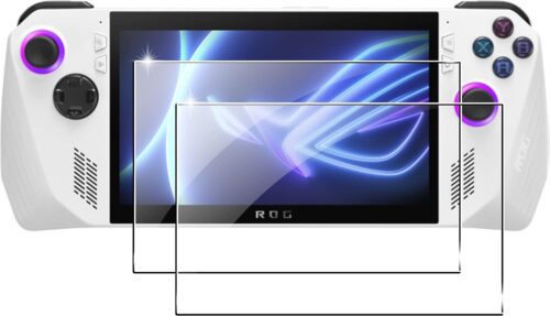 Effcotuo Protector de Pantalla para ASUS ROG Ally (2023) RC71L Cristal Templado Protector, [Cobertura máxima] HD Cristal Vidrio Templado para ROG Ally (2023) RC71L