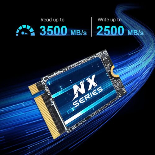 KingSpec 2230 SSD M2 NVMe 512GB M.2 22X30 PCIe 3.0 Nmve M2 Disco duro interno de estado sólido para Steam Deck - Imagen 2